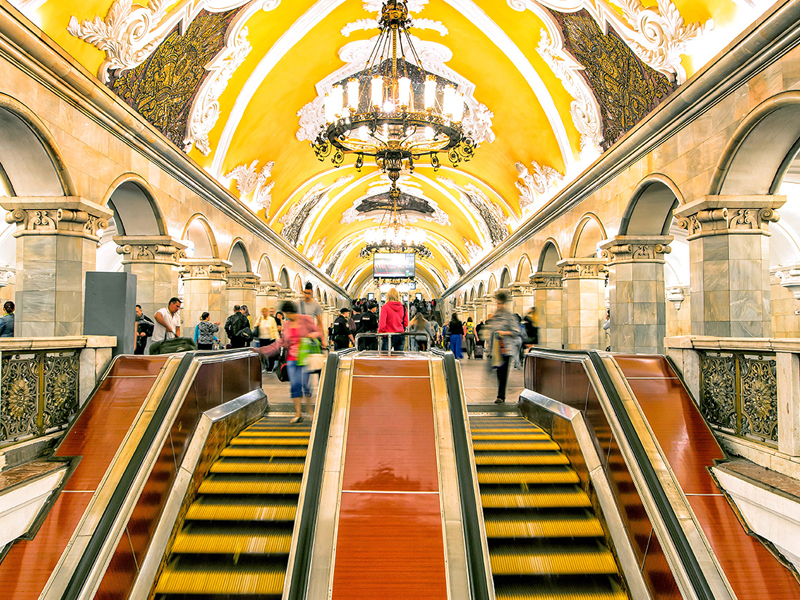 متروهای جذاب دنیا ، متروی مسکو
